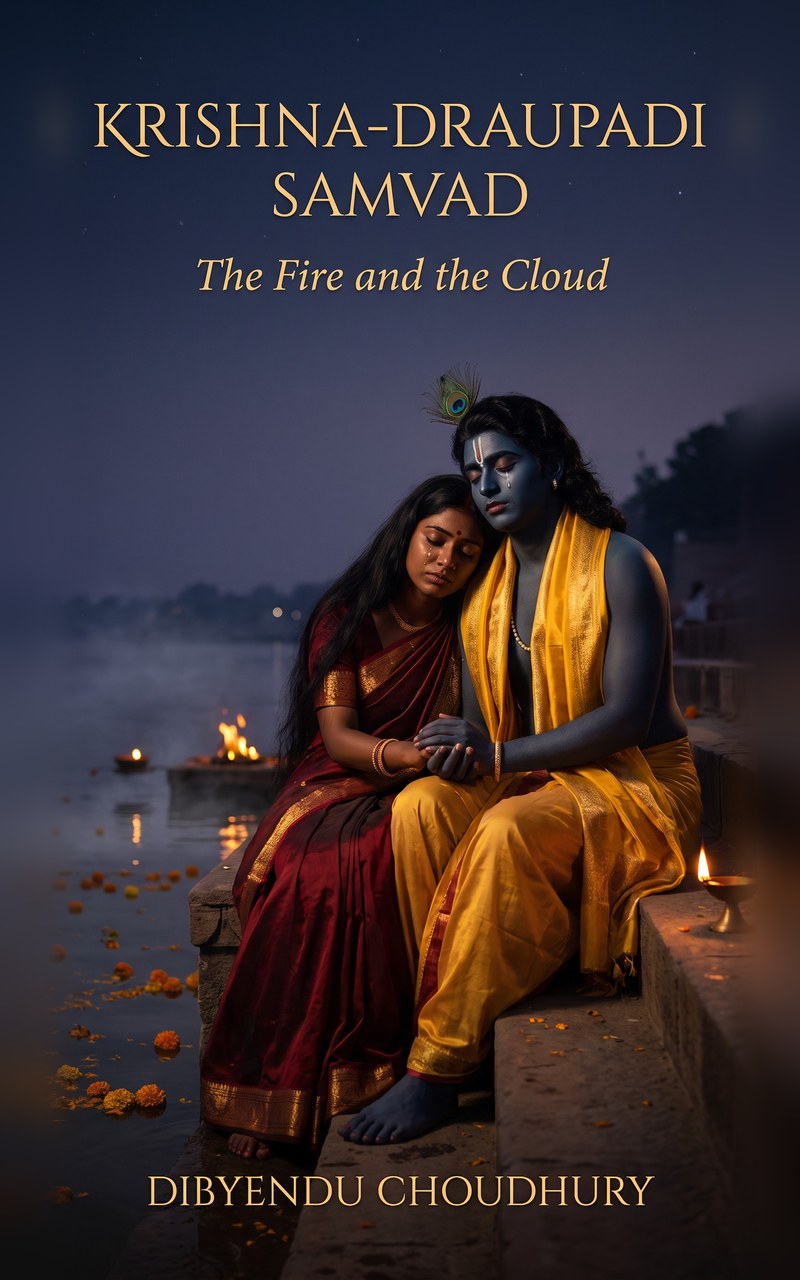 Cover of Krishna-Draupadi Samvad: The Fire and the Cloud