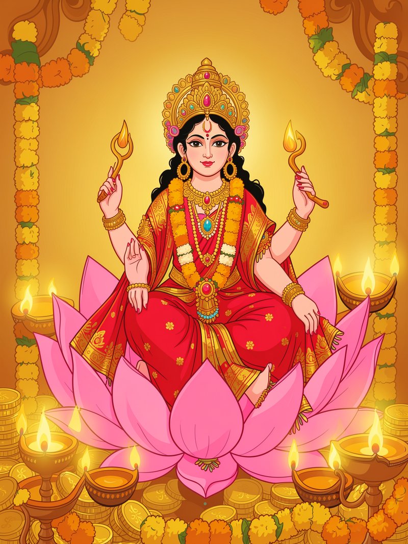 🌸 Happy Lakshmi Puja! 🌸