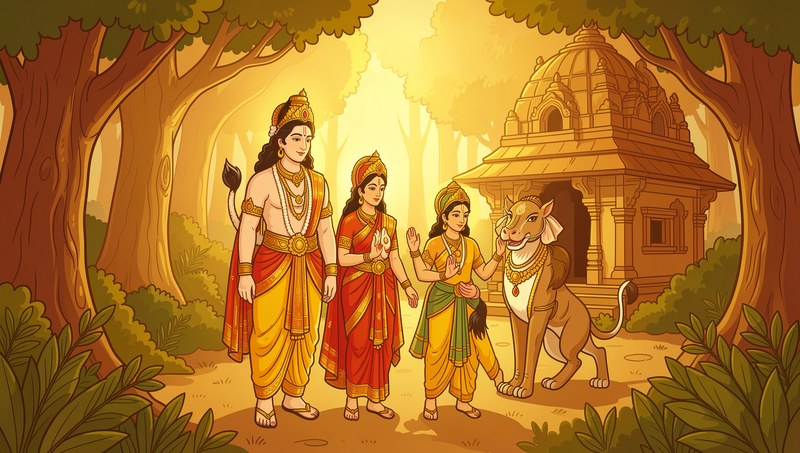 Ram, Sita and Hanuman in the sacred forest — the devotional heart of the Ramayana